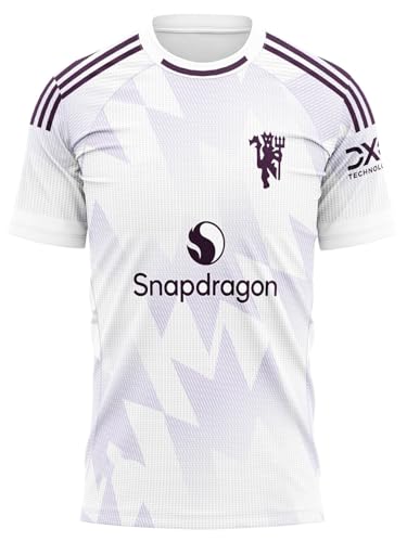 Image of Manchester United Away REQUALR FIT Football Jersey 2025 /26 for (Kids & Mens)