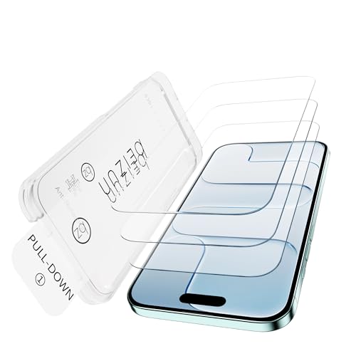 Image of Beizun for iPhone AIR Screen Protector, 3-Pack 9H+Tempered Glass, Easy Installation, Bubble-Free & Dust-Free, Case Friendly, Full Coverage, 3D Curved Edges