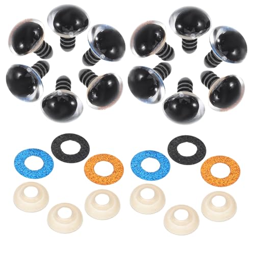 ARTIBETTER Plush Toy Eyes Mm Safety Eyes for Crochet Toys for Crafts for Stuffed Animals Halloween Decor