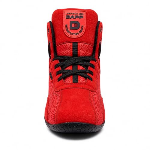 Image of Dapp X-Series Weightlifting Gym Shoes for Men and Women | Leather Suede Exterior | Signature Flat Sole | Padded Interiors for Stability | Smart Cushioning | Wide Toe Box