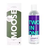 Loovara Kondome Gleitgel Set -MOOSE + TWO IN ONE- 42 Präservative 14,1-15,1cm Umfang, Größe 69 XXXL, pflegendes Massageöl + Gleitgel 250ml, Aloe Vera, kondomsicher, dermatologisch getestet, für Toys