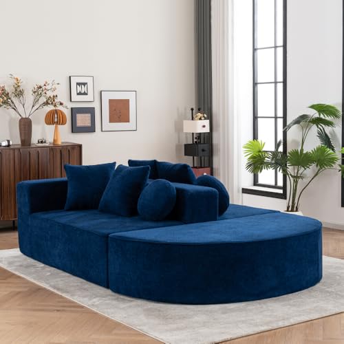 STRUTTURA IN SCHIUMA COMPLETA PER UN COMFORT DURATO: la struttura completa in schiuma ad alta densità garantisce un comfort di seduta uniforme e un supporto stabile. Il divano cloud mantiene la sua forma anche con l'uso quotidiano e offre una sensazione di seduta morbida e rilassante per famiglie e ospiti.