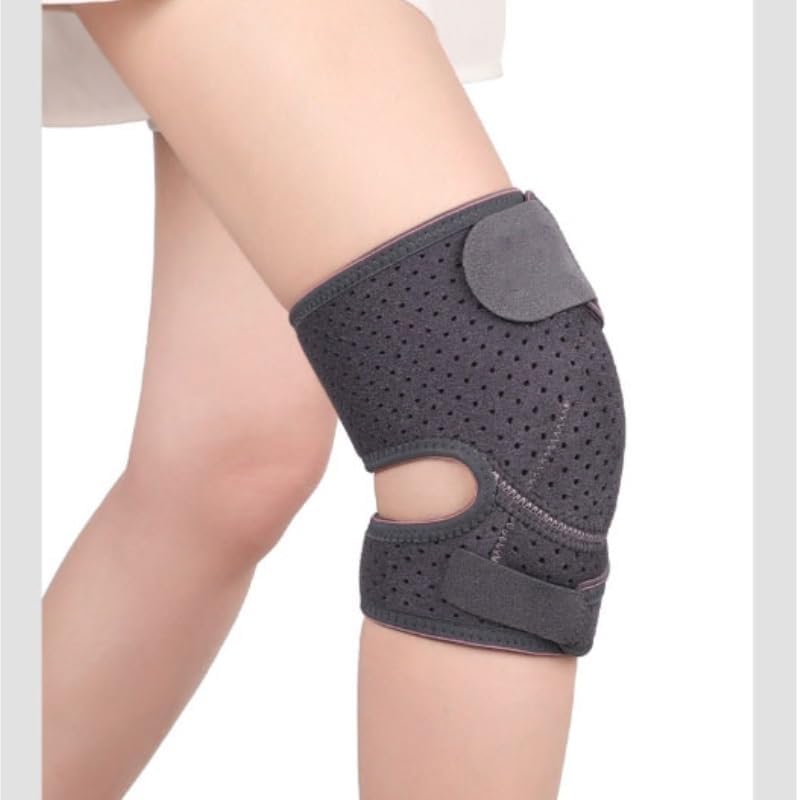 Exercise, Protection Strap Knee Pads EVA Shock Absorption Men's Breathable Meniscus Protective Sleeves Women for Fitness, Cycling, Running, Playing Football