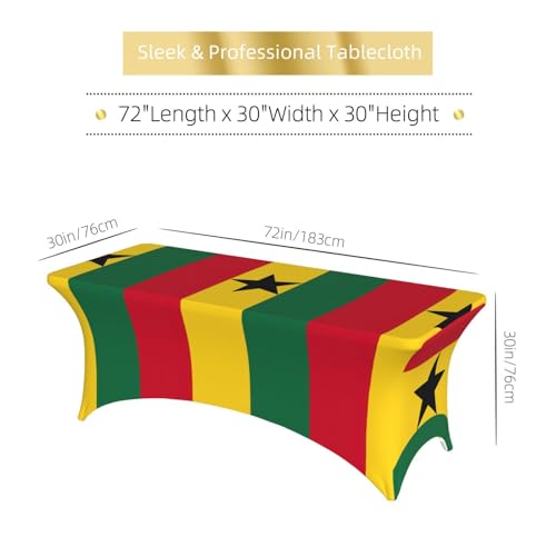 Housse de table Ghana 1,8m en élasthanne extensible EdWal - 4