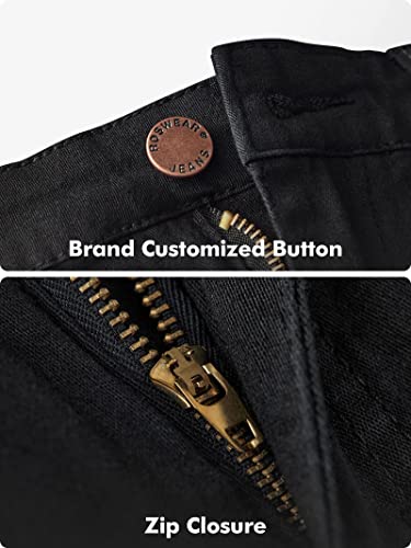 roswear Women's Essentials Ripped Mid Rise Destroyed Skinny Jeans4