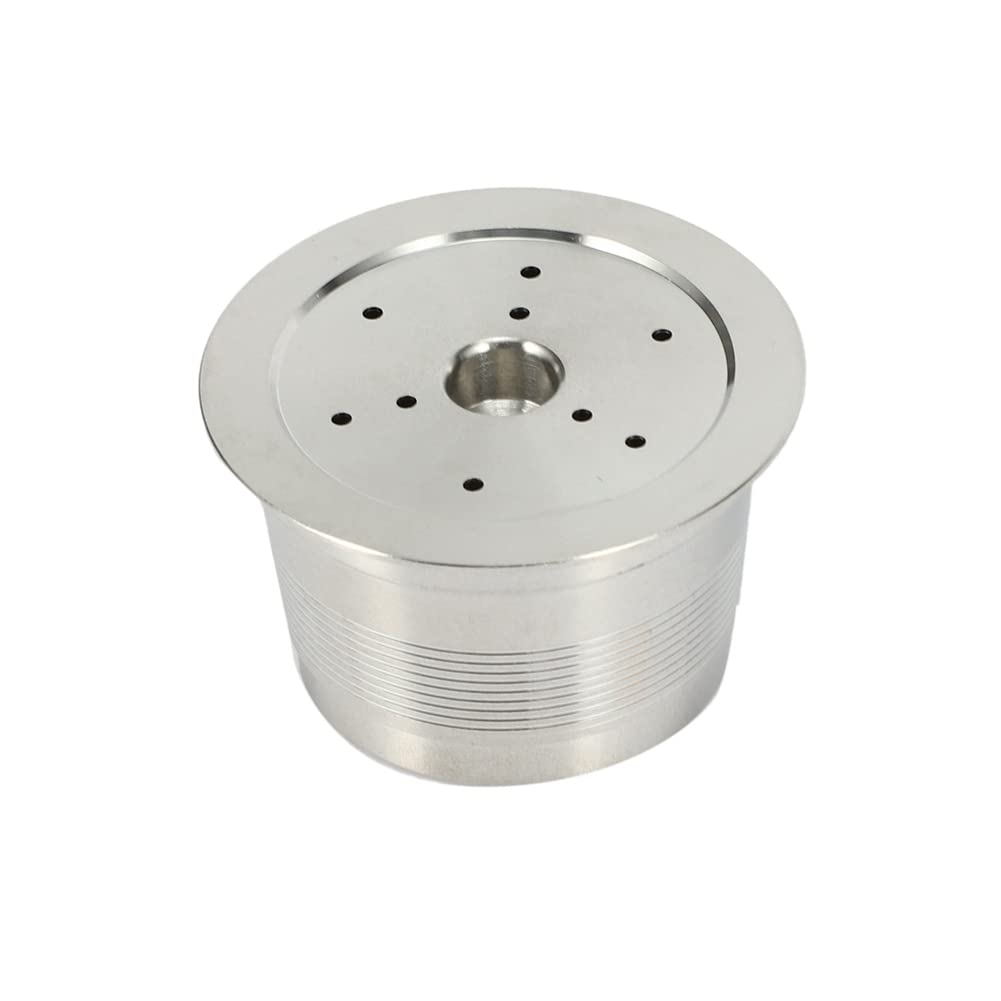 2X Compatible para Cafeteras Caffitaly Fabricante De Acero Inoxidable Cápsula Recargable Reutilizable