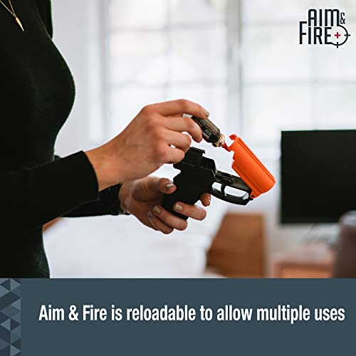 Sabre Aim And Fire Pepper Gel With Trigger And Grip Deployment System, 13 Bursts, 15-Foot (4.5-Meter) Range, Gel Is Safer #TOP7