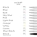 Uni-Ball® One Retractable Gel Pens, Micro Point, 0.5 mm, White Barrel, Black Ink, Pack of 12 Pens