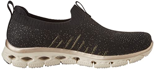 Skechers Skechers Women's Glide-Step Flex Sneaker, Black, 5 US