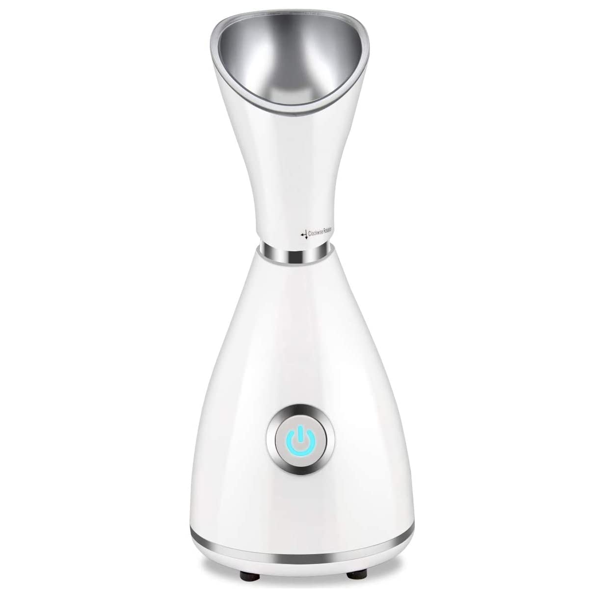 ExceforeNano Ionic Facial Steamer for Deep Pore Cleansing and Hydration, Home Spa Humidifier with Blackhead Remover and Massager for Ultimate Skin Care