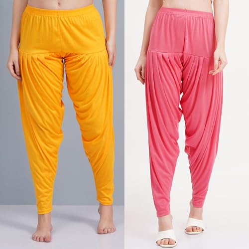 Image of Buy That Trendz Patiala Salwar for Women Relaxed Fit Viscose Patiyala Salwar Harem Bottom Pants