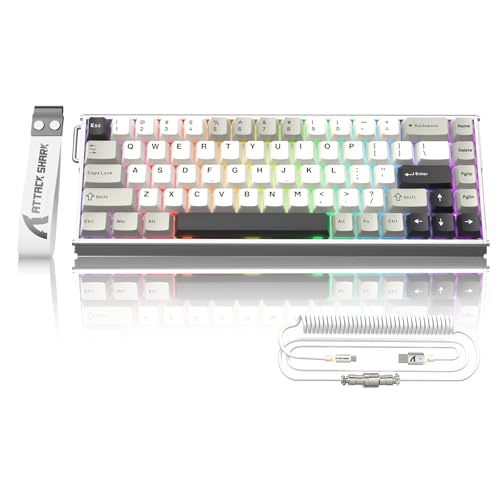 Amazon | ATTACK SHARK X68MAX HE ラピッドトリガー キーボード