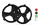 Sphero Ollie Stunt Hubs - Black - Built for Tricks by Hexnub