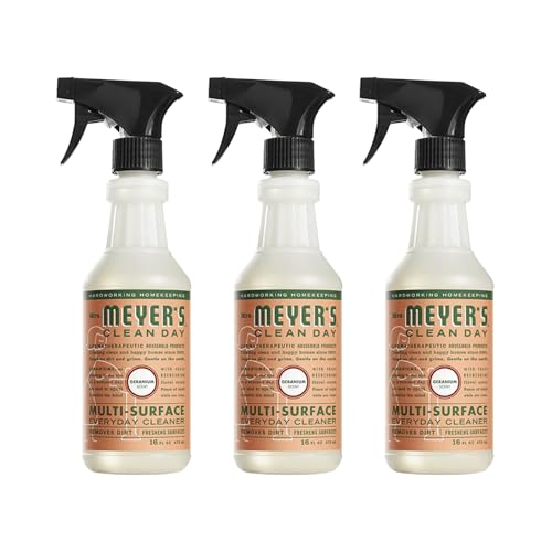 Mrs. Meyer's Clean Day Multi-Surface Everyday Cleaner, Geranium, 16 fl oz (pack of 3)