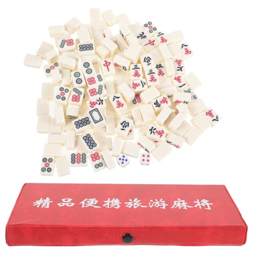 Mini Mahjong de voyage Abaodam compact pour fêtes et soirées