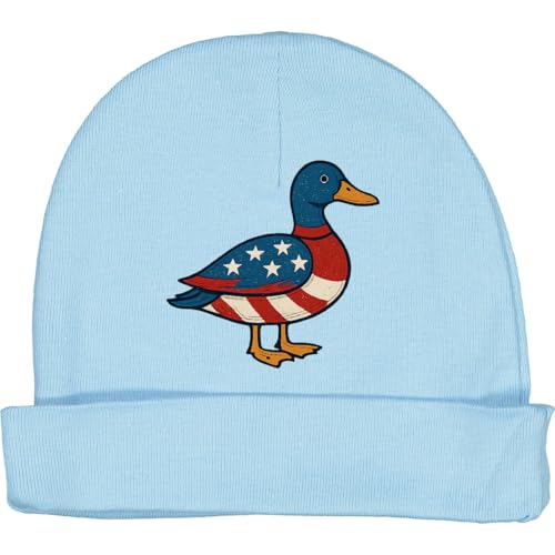 inktastic USA Patriotic Duck Baby Beanie Hat