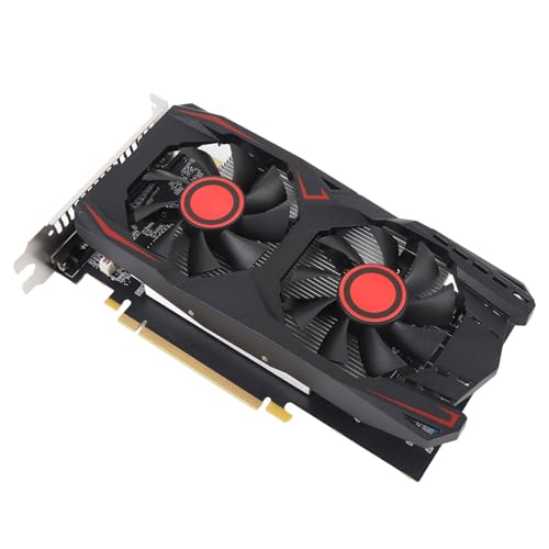 Image of Yunir GTX550TI Graphics Card,6GB GDDR5 192Bit Gaming Video Card,PCI Express 2.0 16X Interface, HDMI, DVI, VGA, Double Fan, Computer Video Card for Working Gaming