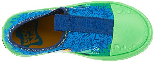 Tênis Luccas Neto Mania Meninos Verde/Azul 26/27