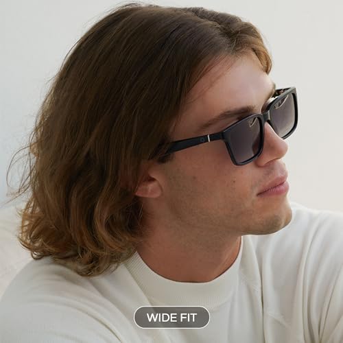 Lucyd - Bluetooth Audio Glasses - Men & Women Smart Glasses w/UV Protection - Open Ear, Noise Canceling Wireless Mics, Quadrasonic Sound Speaker, Voice Assistants Compatible - Darkside XL - Image 5