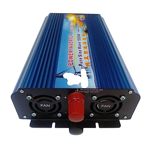 Onduleur 24V 220V onde pure 1500W convertisseur sinusoïdal pour camping-car - 2