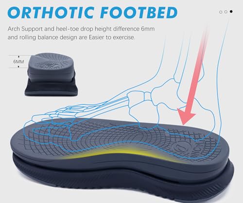 ONCAI Men Hiking Sandals, Arch Support Walking Sandals with Outdoor Orthotic Footbed for Plantar Fasciitis, Hombre Sandalias Recovery Sport Size 7-143