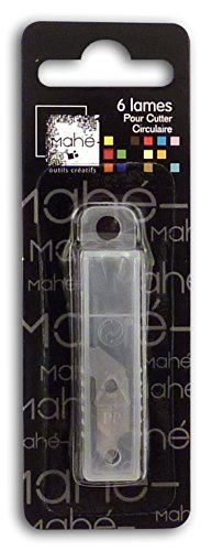 Toga OU96 Set of 6 Blades for Circular Cutter Metal Grey 4 x 12 x 1 cm - Image 2
