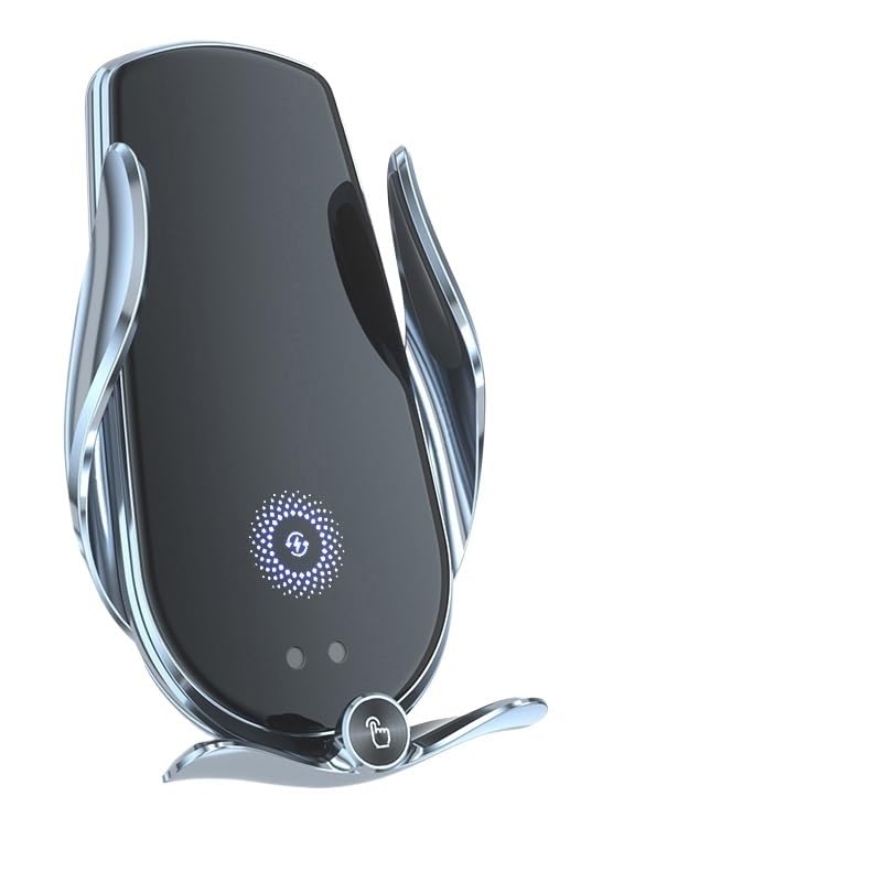 Para Xiaomi Soporte Universal Para Teléfono Inalámbrico Coche Cargador Estación Carga Rápida Inducción Infrarroja Automática(Sliver)