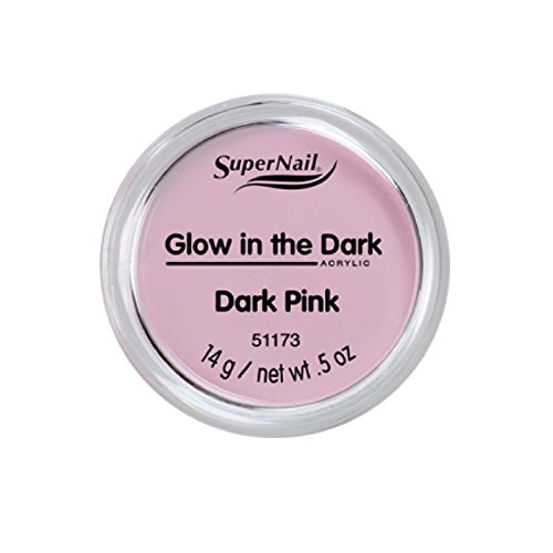 Poudre acrylique SuperNail pour ongles phosphorescents en soirée et festival