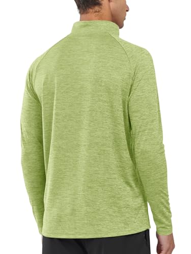 Image of NORTHYARD Men's Quarter Zip Pullover Athletic Running Shirt Long Sleeve