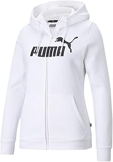 PUMA Women's Essential Logo Full-Zip Fleece Hoodie