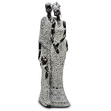 Rockin African Statues Home Decor Family Figurine Sculpture White Gifts for Mom, African Art Table D