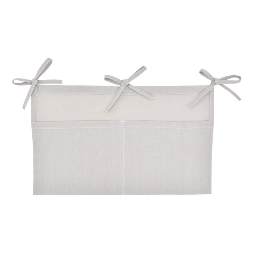 fkngcp Hanging Storage Bag Crib Pocket Baby Bed Linen Bedside Muitifuctional Organizer for Diaper Cot Toy Hanging Storage Bag