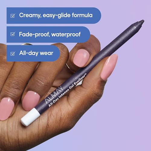 Almay All-Day Intense Gel Eyeliner Bold Longwear Eye Makeup, Hypoallergenic, 110 Rich Blac - image 3