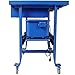 ROCKRAIN 51Inch Steel Tear Down Table: Mobile Parts Washer with 3.5Gallon Tank & 110V Pump - Automotive Tool Cleaning & Engine Disassembly Workstation - Includes Drawer & Drain Tray for Mechanics