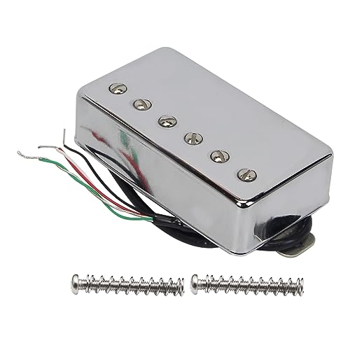 FLEOR Alnico 5 Guitar Humbucker Pickup 4-Wires 14-15K Bridge Pickup Fit LP Guitar Part, Bridge Pickup(14-15K) - Image 2