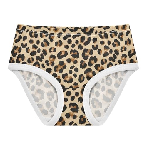 Cotton Toddler Underwear Floral Black Brown Leopard Prints Beige Cute Panties Girl Flower Underpants Briefs 2t