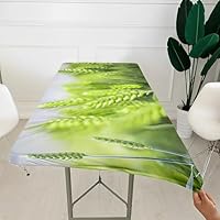 Odot Elastische Tischdecke 120x120cm - 3D Blätter Design Outdoor & Indoor