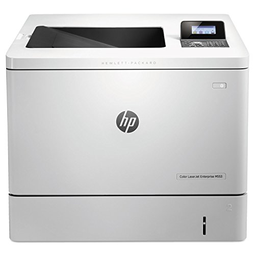 HP B5L24A#BGJ LaserJet Enterprise M553n Color Laser Printer with Built-in Ethernet (B5L24A), White, 18.9 x 18 x 15.7 inches