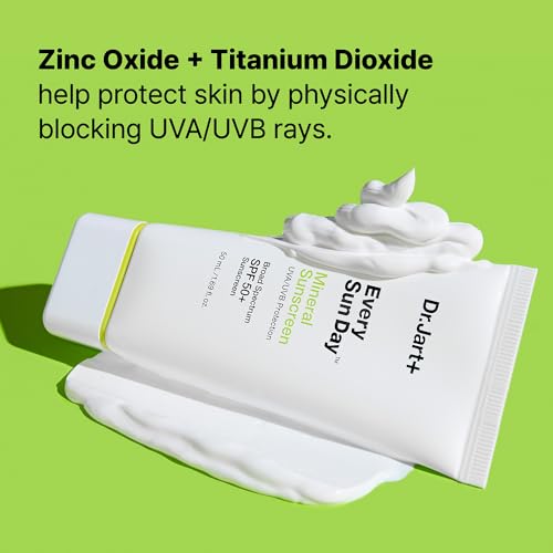 Dr.Jart+ Every Sun Day Mineral Korean Sunscreen SPF 50+ for Face with Zinc Oxide | Korean Skin Care | Travel Size, 1.69 Fl Oz - Image 3