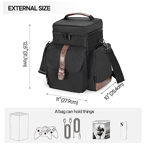 Image of LoDrid Game Console Carrying Case Compatible with Xbox Series X, Bag Only