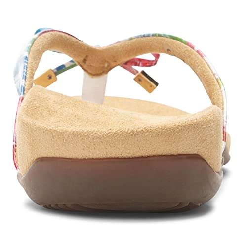Image of Vionic Women's Rest Bella Toe Post Sandal- Supportive Ladies Orthotic Sandals that include Three Zone Comfort with Arch Support- Flip Flop for Ladies, Medium and Wide Width Size 5-12