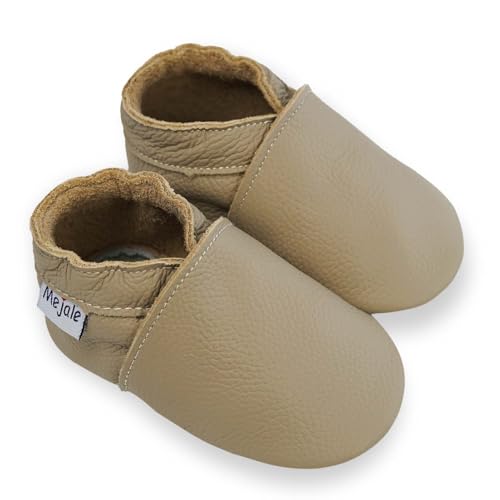 image for Mejale Baby Soft Sole Leather Shoe Infant Boy Girl Moccasin Toddler Pr
