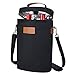Kato Tirrinia Kühltasche für 2 flaschen- Flaschenträger für Wein & Bier, gepolsterte 2 weinkühltasche mit isoliert,Griff & Schultergurt, Flaschenkorb für Reise, Picknick, Party, Ideal Geschenk