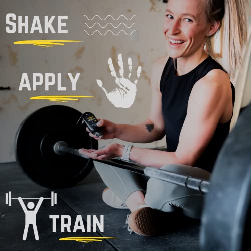 Iron American Liquid Sports Chalk - Weightlifting Hand Chalk Mess Free Travel Bottle Chalk Long Lasting Strong Grip For Training Gymnastics Rock Climbing Weight Lifting (2-Pack (50 Ml. Bottles)) #TOP4