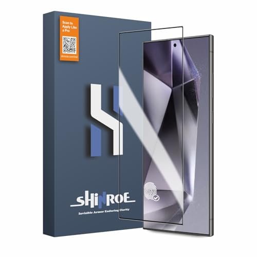 Image of Tempered Glass for Samsung Galaxy S24 Ultra (2026 Edition) Military Grade 9H Screen Guard, Anti-Scratch, Shatterproof, Edge-to-Edge Full Coverage