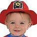 Amscan Multicolor First Fireman Costume Set, Includes - 1 Jumpsuit, 1 Hat (18-24 Months) - Adorable Design for Dress-Up Parties, Birthdays, Themed Events, Pretend Play, & More