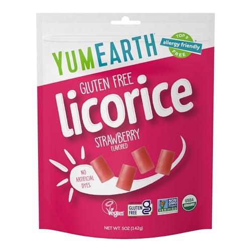 Yum Earth Strawberry Flavoured Organic Licorice 142 g
