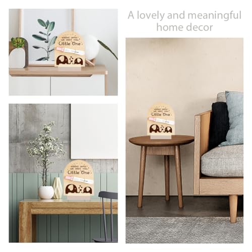 Image of FREEBLOSS Pregnancy Announcements Lovable Elephant Print Baby Announcements Board Soon to Be Mom & Dad Ways to Announce Pregnancy Pregnancy Announcement for First Time Dad, HOME-FB0009-14-US35
