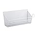 Wiszący metalowy magazyn koszyk Siatka Dorm Nocny Wiszący Kosz Kosz Z Haczykami Szkoła Dormitorium Regał Półka Rack Bunk Stół Organizator Vägghängande lagring (Color : White)