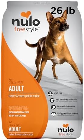 Nulo Freestyle Adult Dog Food, Premium All Natural Grain-Free Dry Small Kibble Dog Food, with BC30 Probiotic for Healthy Digestion, and High Animal-Based Protein with no Chicken or Egg Alternatives